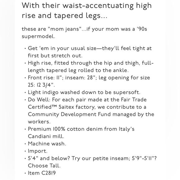 NWT New Madewell The Perfect Vintage Jean in Fitzgerald Wash Size 32 - Picture 4 of 12